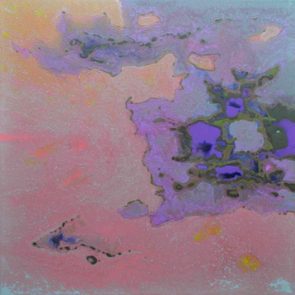 Bending Many 47" x 47" Acrylic on Canvas